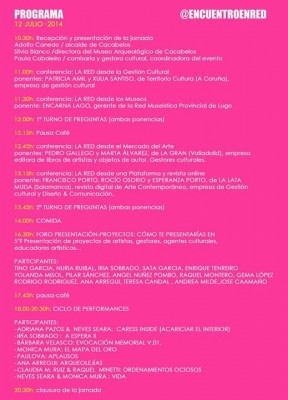 Programa II Encuentro Artistas en Red